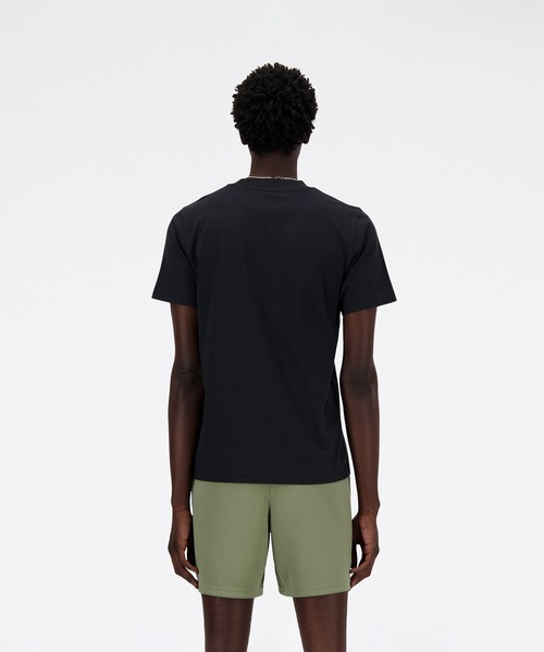 NEW BALANCE(ニューバランス)の「New Balance Stacked Logo ショートスリーブTシャツ(Tシャツ/カットソー・メンズ・ブラック/ネイビー/ホワイト/ライトグレー/レッド・SMALL/MEDIUM/LARGE/X-LARGE/XX-LARGE/XXX-LARGE)」の11枚目の写真