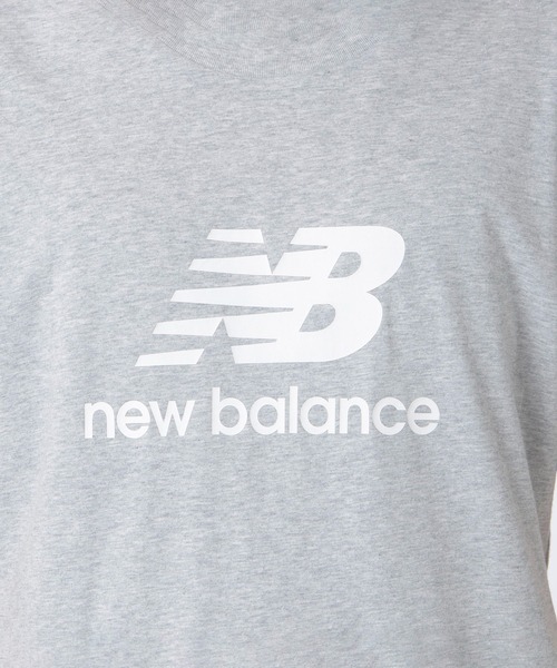 NEW BALANCE(ニューバランス)の「New Balance Stacked Logo ショートスリーブTシャツ(Tシャツ/カットソー・メンズ・ブラック/ネイビー/ホワイト/ライトグレー/レッド・SMALL/MEDIUM/LARGE/X-LARGE/XX-LARGE/XXX-LARGE)」の14枚目の写真