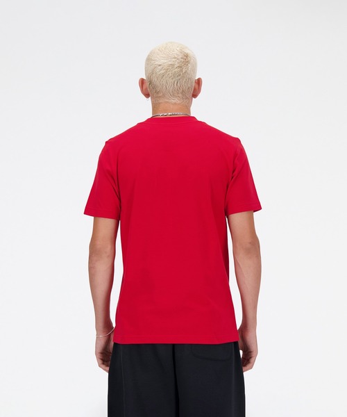 NEW BALANCE(ニューバランス)の「New Balance Stacked Logo ショートスリーブTシャツ(Tシャツ/カットソー・メンズ・ブラック/ネイビー/ホワイト/ライトグレー/レッド・SMALL/MEDIUM/LARGE/X-LARGE/XX-LARGE/XXX-LARGE)」の22枚目の写真