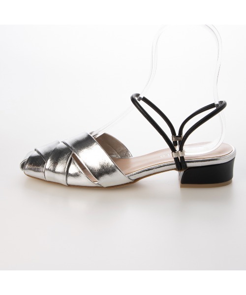 carino(カリーノ)の「メッシュバックストラップパンプス(サンダル・レディース・ブラック/シルバー/グレー・S/M/L/LL)」の20枚目の写真