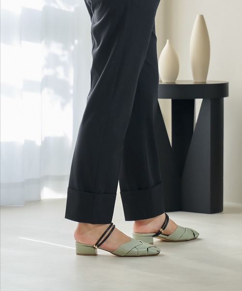 carino(カリーノ)の「メッシュバックストラップパンプス(サンダル・レディース・ブラック/シルバー/グレー・S/M/L/LL)」の5枚目の写真