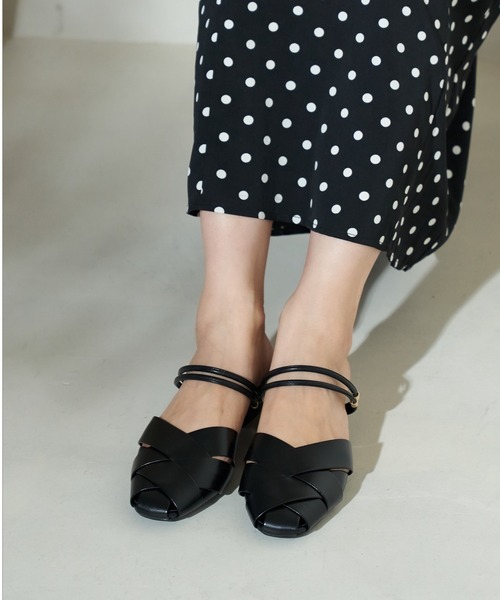 carino(カリーノ)の「メッシュバックストラップパンプス(サンダル・レディース・ブラック/シルバー/グレー・S/M/L/LL)」の15枚目の写真
