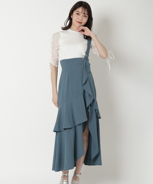 ❤︎購入者様❤︎芽風アシメスカート アシンメトリーティアードスカート[ta021] | レディース