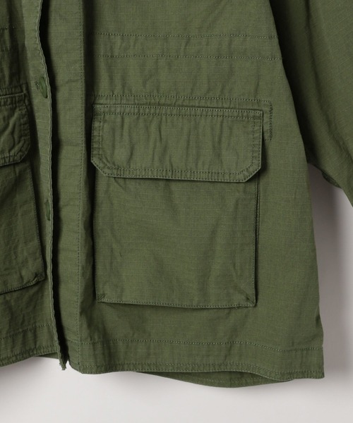 BAYFLOW（ベイフロー）の「2WAYミリタリージャケット（ミリタリージャケット・レディース・カーキ・MEDIUM/SMALL）」の16枚目の写真