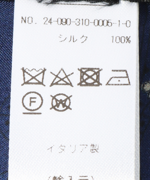 Fratelli Luigi（フラテッリルイージ）の「【Fratelli Luigi / フラテッリ ルイージ】Paisley Like Dot Scarf（バンダナ/スカーフ・メンズ・ネイビー/ピンク・FREE）」の7枚目の写真