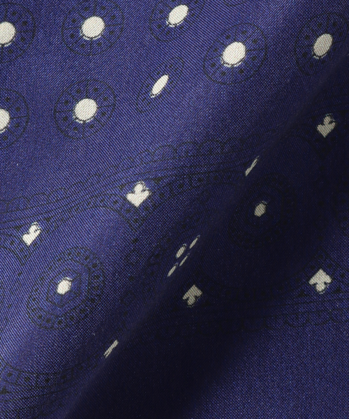 Fratelli Luigi（フラテッリルイージ）の「【Fratelli Luigi / フラテッリ ルイージ】Paisley Like Dot Scarf（バンダナ/スカーフ・メンズ・ネイビー/ピンク・FREE）」の8枚目の写真