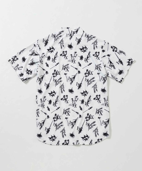 LUXEAKMPLUS 24SS ボタニカル半袖モックネックTシャツ ゴルフ LUXEAKMPLUS 24SS ボタニカル半袖モックネックTシャツ ゴルフ