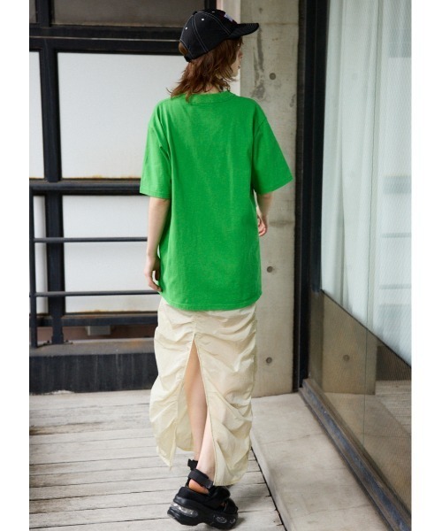 SLY（スライ）の「【2サイズ展開】I LINE GATHER SK アイライン ギャザー スカート（スカート・レディース・アイボリー/ブラック/ライトピンク・1/2）」の15枚目の写真