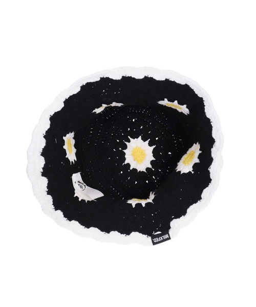 MILKFED.（ミルクフェド）の「FLORAL KNIT HAT（ハット・レディース・ブラック/ベージュ/ライトパープル・ONE SIZE）」の13枚目の写真