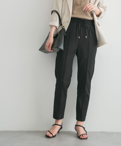 URBAN RESEARCH ROSSO WOMEN（アーバンリサーチ　ロッソ）の「ウォッシャブルイージーテーパードパンツ（その他パンツ・レディース・ブラック/グレー系その他/イエロー系その他・FREE）」の6枚目の写真