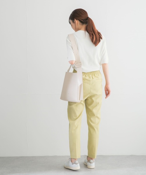 URBAN RESEARCH ROSSO WOMEN（アーバンリサーチ　ロッソ）の「ウォッシャブルイージーテーパードパンツ（その他パンツ・レディース・ブラック/グレー系その他/イエロー系その他・FREE）」の14枚目の写真