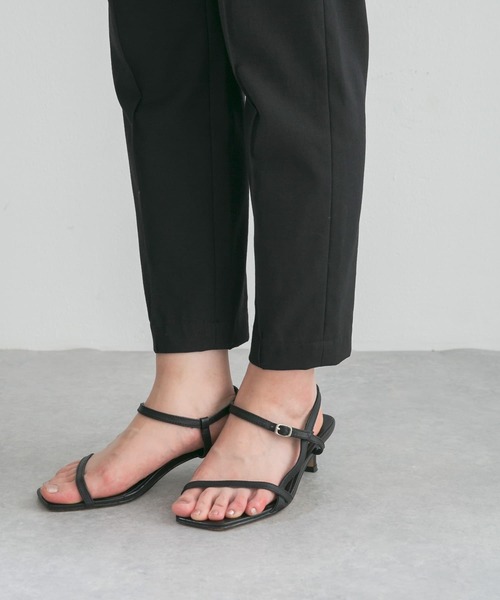 URBAN RESEARCH ROSSO WOMEN（アーバンリサーチ　ロッソ）の「ウォッシャブルイージーテーパードパンツ（その他パンツ・レディース・ブラック/グレー系その他/イエロー系その他・FREE）」の20枚目の写真