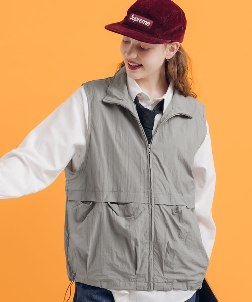 MUHET（ミュエータ）の「ポケットナイロンベスト（ベスト・レディース・ブラック/グレー・MEDIUM/X-LARGE）」の22枚目の写真