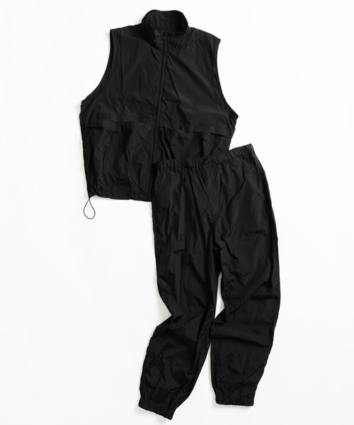 MUHET（ミュエータ）の「ポケットナイロンベスト（ベスト・レディース・ブラック/グレー・MEDIUM/X-LARGE）」の6枚目の写真