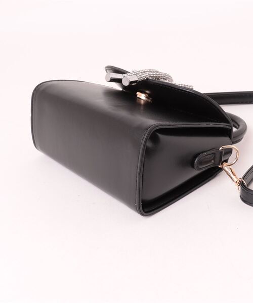 STYLEBLOCK(スタイルブロック)の「リボン付き2WAYミニショルダーバッグ(ショルダーバッグ・レディース・ホワイト/ライトブラウン/ブラック/カーキ/ダークブラウン・FREE)」の15枚目の写真