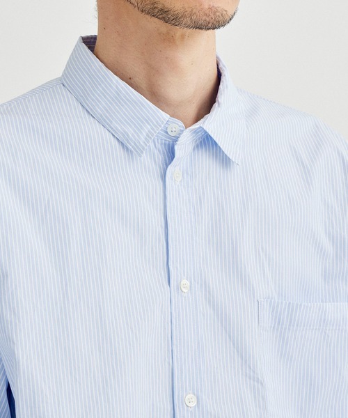 ATON（エイトン）の「【ATON/エイトン】GIZA STRIPE WASHED