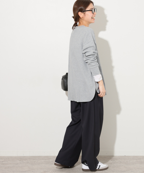 JOURNAL STANDARD relume（ジャーナルスタンダード　レリューム）の「《追加》TCワッフルオーバーサイズロングスリーブTシャツ（Tシャツ/カットソー・レディース・ライトグレー/ピンク/チャコールグレー/ライトブルー/ストーン・FREE）」の16枚目の写真