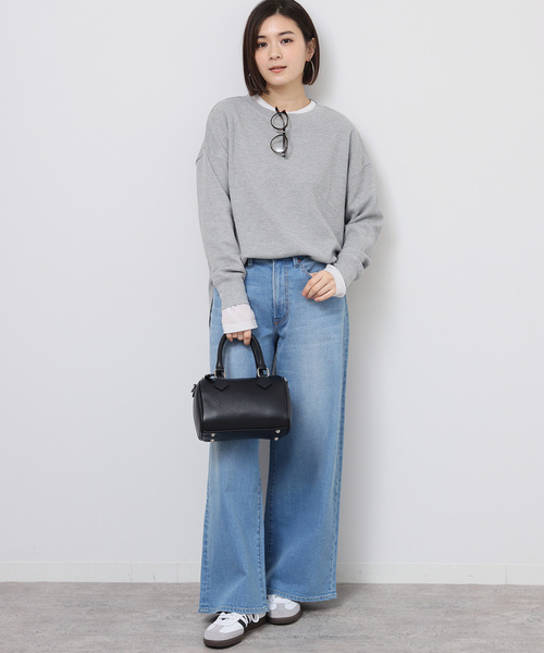 JOURNAL STANDARD relume（ジャーナルスタンダード　レリューム）の「《追加》TCワッフルオーバーサイズロングスリーブTシャツ（Tシャツ/カットソー・レディース・ライトグレー/ピンク/チャコールグレー/ライトブルー/ストーン・FREE）」の20枚目の写真