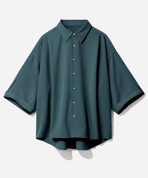 HARE（ハレ）の「【SET UP対応】DABOルーズシャツSS(HARE)（シャツ/ブラウス・メンズ・ホワイト/パープル/ブラック/グリーン・SMALL/MEDIUM）」の4枚目の写真