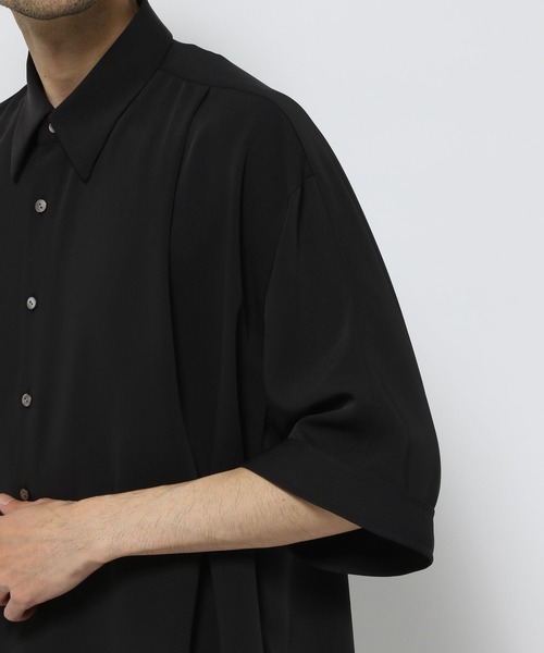 HARE（ハレ）の「【SET UP対応】DABOルーズシャツSS(HARE)（シャツ/ブラウス・メンズ・ホワイト/パープル/ブラック/グリーン・SMALL/MEDIUM）」の15枚目の写真