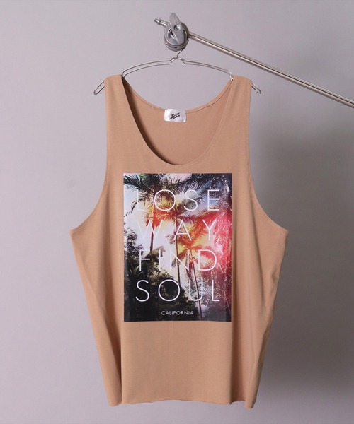 BAYBLO（ベイブロ）の「(BB)【ユニセックス】サマー グラフィック ストレッチ タンクトップ（タンクトップ・メンズ・ベージュ/ブラック/オフホワイト・LARGE/MEDIUM）」の16枚目の写真