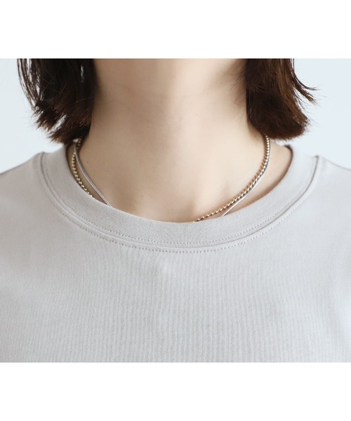 reca(レカ)の「ロゴプリントTシャツ(Tシャツ/カットソー・レディース・オフホワイト/ブラック/グレイッシュベージュ・FREE)」の15枚目の写真