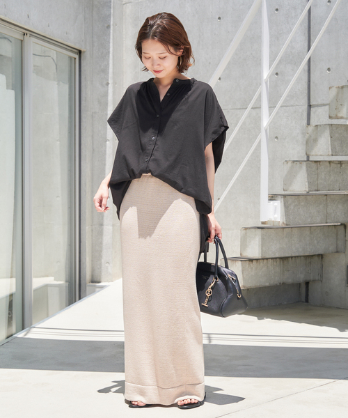 SLOBE IENA - 【あんこさま専用】スローブイエナ ノースリーブバンドカラーシャツ(フリーサイズ) SLOBE IENA（スローブイエナ）の「バンドカラーノースリーブ