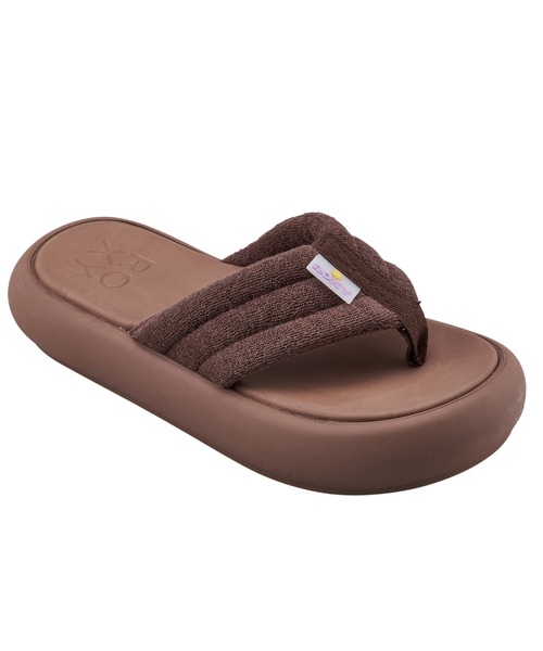 ROXY（ロキシー）の「RAD WEEKEND PILE/ロキシーボリュームソールトングサンダル（サンダル・レディース・ミント/オレンジ/ブラウン・SMALL/MEDIUM/LARGE）」の2枚目の写真