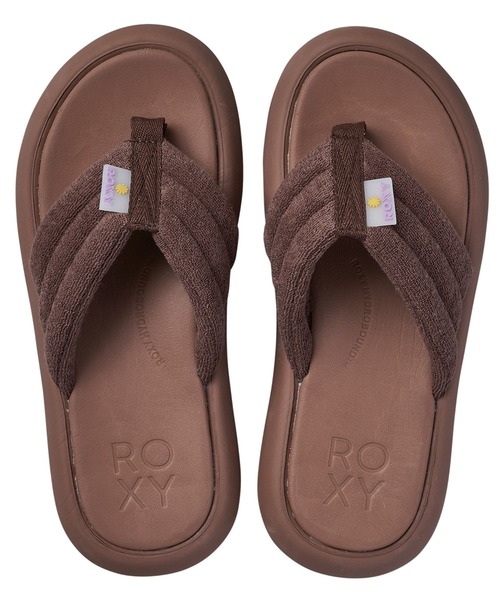 ROXY（ロキシー）の「RAD WEEKEND PILE/ロキシーボリュームソールトングサンダル（サンダル・レディース・ミント/オレンジ/ブラウン・SMALL/MEDIUM/LARGE）」の4枚目の写真