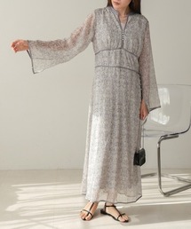 Bab（バブ）の「【S・Mサイズ展開】ニュアンスラメパイピングワンピース（ワンピース）」
