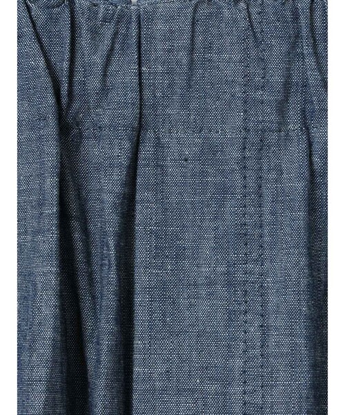 manna1度着用の美品⭐︎ミズイロインド シャンブレーワイドカーゴ