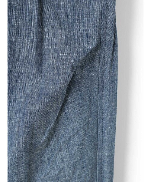 manna１度着用の美品⭐︎ミズイロインド シャンブレーワイドカーゴパンツ manna様専用1度着用の美品⭐︎ミズイロインド シャンブレー