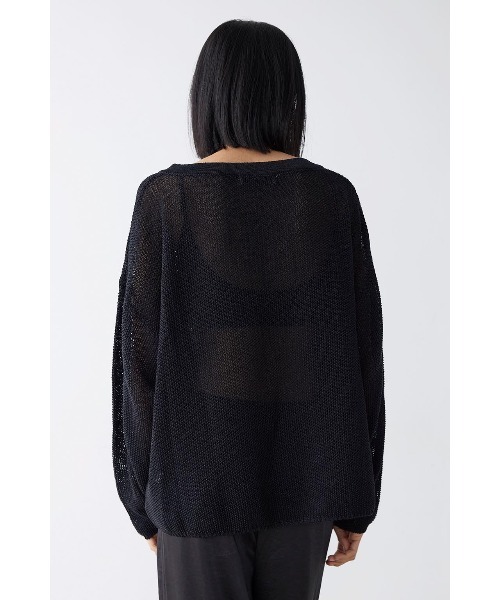 ALEXIA STAM(アリシアスタン)の「Shell Button Long Sleeve Knit Top /ギマニットトップス(ニット/セーター・レディース・グレー/アイボリー/ブラック・FREE)」の22枚目の写真