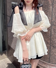 NOMAE | シアーオフショルチュニックブラウス(シャツ/ブラウス)