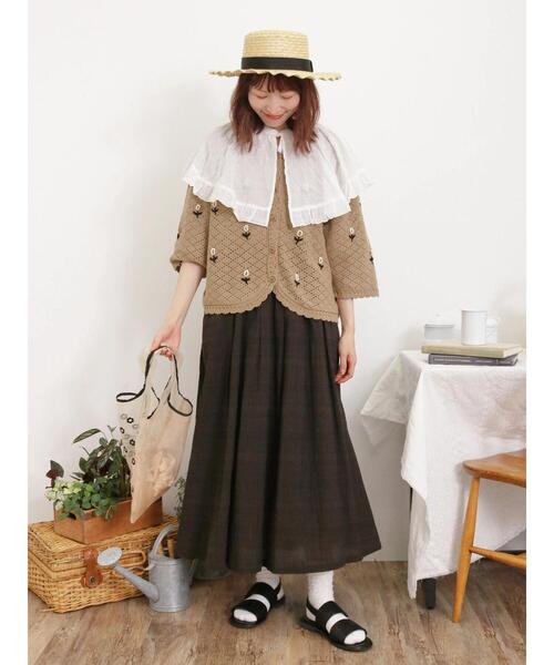 Samansa Mos2（サマンサ モスモス）の「柄アソートギャザースカート