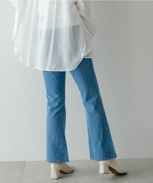 TRIANGLE PALETTE（トライアングルパレット）の「デニム・ツイルフレアパンツ（デニムパンツ）」