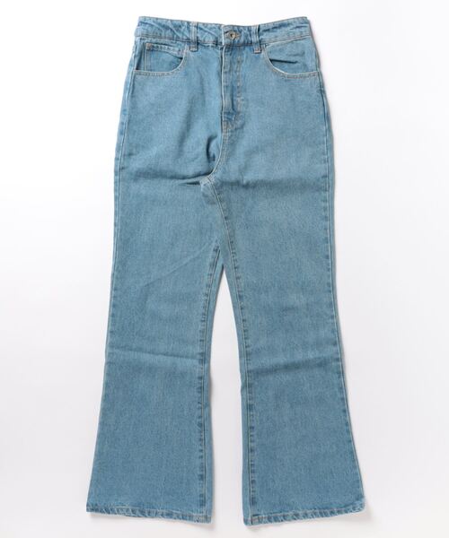 デニム・ツイルフレアパンツ