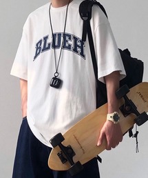 ビッグシルエット アーチロゴプリント 半袖Tシャツ