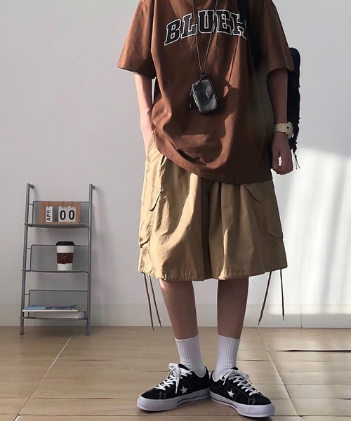 Anchor Smith(アンカー スミス)の「ビッグシルエット アーチロゴプリント 半袖Tシャツ(Tシャツ/カットソー・メンズ・ブラウン/グレー系1/グレー/ホワイト/ホワイト系1/ブラック系1・L/XL/M)」の20枚目の写真