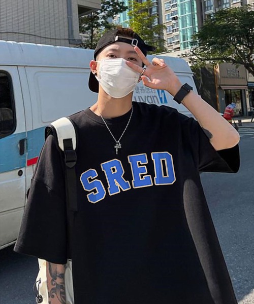Anchor Smith(アンカー スミス)の「ビッグシルエット アーチロゴプリント 半袖Tシャツ(Tシャツ/カットソー・メンズ・ブラウン/グレー系1/グレー/ホワイト/ホワイト系1/ブラック系1・L/XL/M)」の10枚目の写真