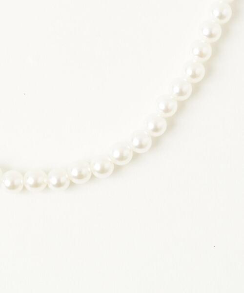 WEGO（ウィゴー）の「WEGO/ベーシックパールネックレス（ネックレス・レディース・オフホワイト・FREE）」の4枚目の写真