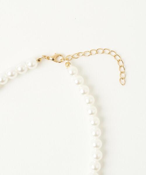 WEGO（ウィゴー）の「WEGO/ベーシックパールネックレス（ネックレス・レディース・オフホワイト・FREE）」の5枚目の写真