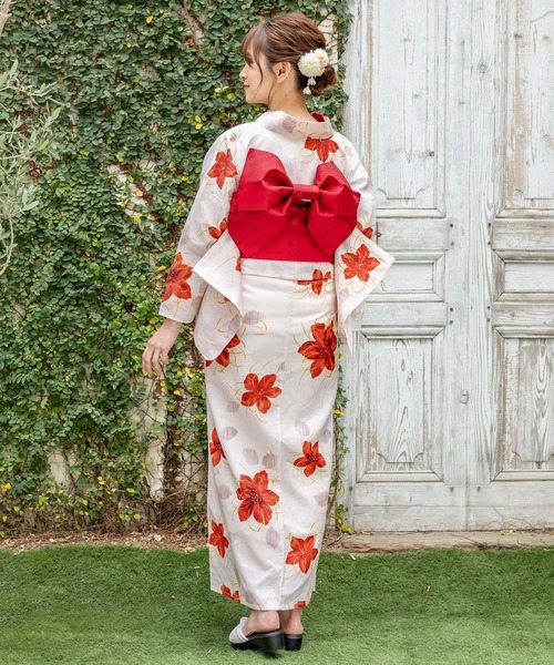 Honeys（ハニーズ）の「浴衣（浴衣・レディース・グレー/ホワイト系その他2/ブラック系その他/アイボリー/ベージュ/ホワイト系その他3/ライトグレー/ホワイト系その他/パープル系その他・F）」の11枚目の写真