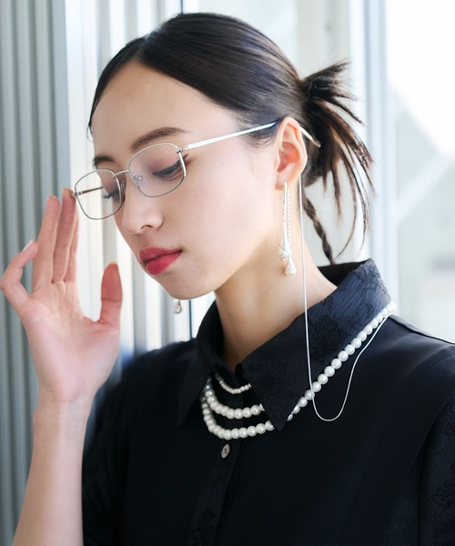 HARE（ハレ）の「アソートシルバーメガネ(HARE)（メガネ・レディース・シルバー系その他/シルバー・FREE）」の2枚目の写真