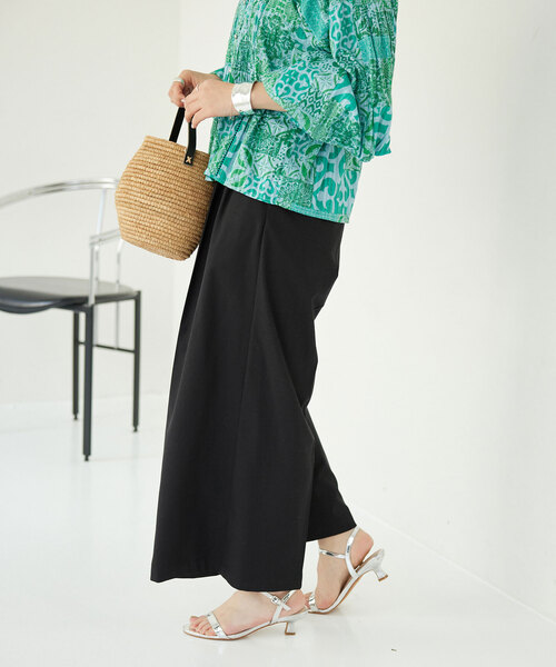 SLOBE IENA（スローブイエナ）の「リネン混ワイドパンツ