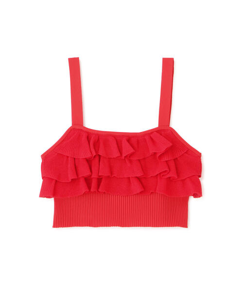 N.（N. Natural Beauty Basic）（エヌエヌナチュラルビューティーベーシック）の「◆フリルビスチェトップ（ベスト・レディース・ブラック/レッド・MEDIUM）」の17枚目の写真