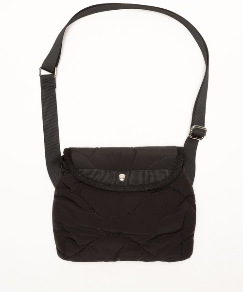 SVEC(シュベック)の「キルティング 中綿 ショルダーバッグ(ショルダーバッグ・レディース・ホワイト/ブラック/カーキ/グレー・FREE)」の6枚目の写真
