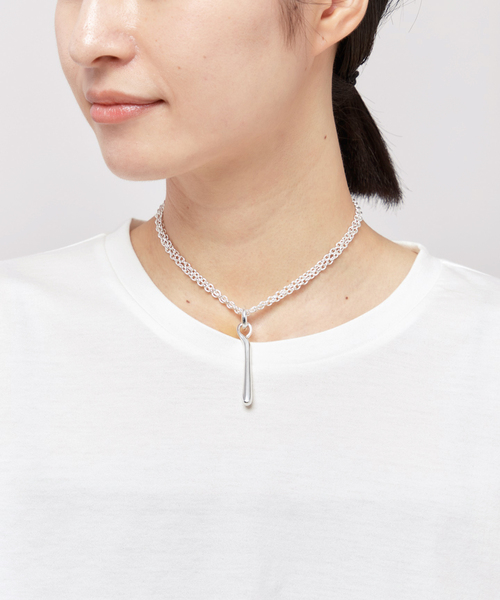 AP STUDIO（エーピーストゥディオ）の「【BLANC IRIS/ブランイリス】スターリングシルバーネックレス（ネックレス・レディース・シルバー・FREE）」の3枚目の写真