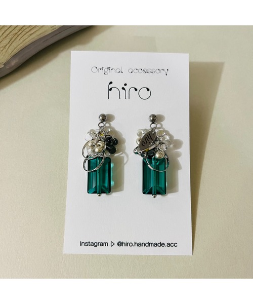 tone（トーン）の「【hiro】ピアス(MA)（ピアス（両耳用）・レディース・ブルー系その他/レッド/グリーン/ピンク/オレンジ・FREE）」の7枚目の写真