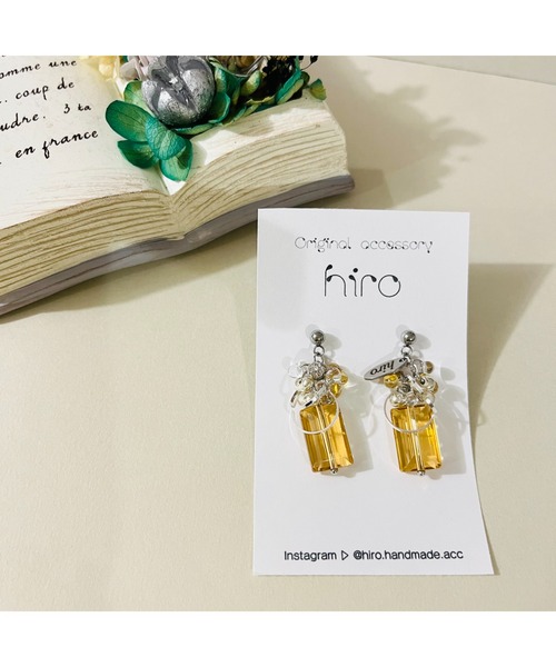 tone（トーン）の「【hiro】ピアス(MA)（ピアス（両耳用）・レディース・ブルー系その他/レッド/グリーン/ピンク/オレンジ・FREE）」の11枚目の写真